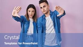  Presentation with frame pink - 