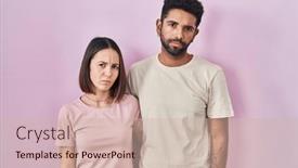  Presentation with together - Slide set having young-hispanic-couple-together-over background and a  colored foreground