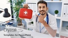  Presentation with first aid kit - 