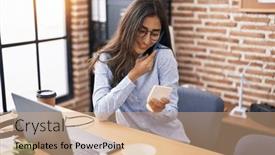  Presentation with girl reading - 