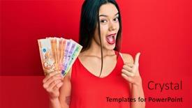  Presentation with philippine - Theme enhanced with young-hispanic-girl-holding-philippine background and a red colored foreground