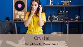  Presentation with music headphones - 