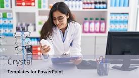  Presentation with girl reading - 