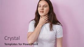  Presentation with infection - Theme featuring young-hispanic-girl-standing-over background and a soft green colored foreground