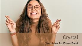  Presentation with hope - Audience pleasing slide deck consisting of young-hispanic-girl-wearing-casual backdrop and a coral colored foreground