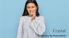  Presentation with hispanic - PPT layouts featuring young-hispanic-girl-wearing-casual background and a light blue colored foreground