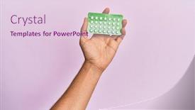  Presentation with preterm birth - PPT theme with young-hispanic-hand-holding-birth background and a lemonade colored foreground