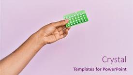  Presentation with control - Slides with young-hispanic-hand-holding-birth background and a lemonade colored foreground