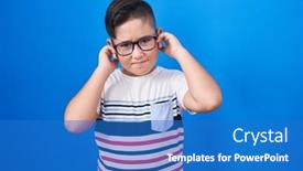  Presentation with blue music - 