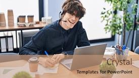  Presentation with call center - 