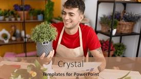  Presentation with young plant - 