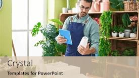  Presentation with young plant - 