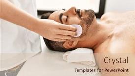  Presentation with facial - Slides having young-hispanic-man-having-clean background and a lemonade colored foreground