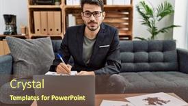  Presentation with psychology - Presentation having young-hispanic-man-having-psychology background and a tawny brown colored foreground