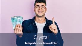  Presentation with ringgit malaysia - Amazing presentation design having young-hispanic-man-holding-50 backdrop and a navy blue colored foreground