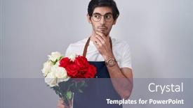  Presentation with roses - 