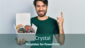  Presentation with box - Slide deck consisting of young-hispanic-man-holding-box background and a ocean colored foreground