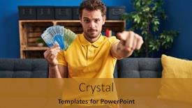  Presentation with chilean - Slide deck enhanced with young-hispanic-man-holding-chilean background and a gold colored foreground