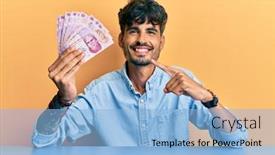  Presentation with mexican - Slide deck consisting of young-hispanic-man-holding-mexican background and a light blue colored foreground