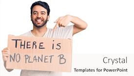  Presentation with hispanic - Amazing presentation design having young-hispanic-man-holding backdrop and a sky blue colored foreground