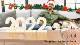  Presentation with dog christmas - 