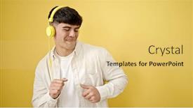  Presentation with yellow music - 