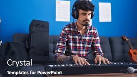  Presentation with piano keyboard - 