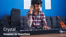  Presentation with piano keyboard - 