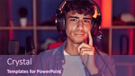  Presentation with video games playing - 