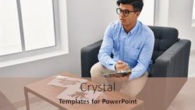  Presentation with psychology - Presentation having young-hispanic-man-psychologist-writing background and a coral colored foreground