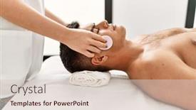  Presentation with treatment - Presentation featuring young-hispanic-man-relaxed-having background and a  colored foreground