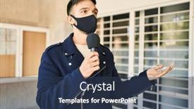  Presentation with microphone - 