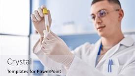  Presentation with test tube laboratory - 