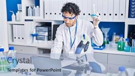  Presentation with test tube laboratory - 