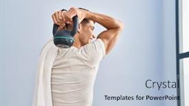  Presentation with confident - Slide set consisting of young-hispanic-man-smiling-confident background and a  colored foreground