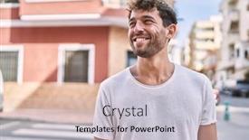  Presentation with confident - Theme with young-hispanic-man-smiling-confident background and a light gray colored foreground