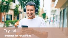  Presentation with college education happy smiling - Amazing slide deck having young-hispanic-man-smiling-happy backdrop and a  colored foreground