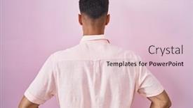  Presentation with body - Presentation theme consisting of young-hispanic-man-standing-over background and a lemonade colored foreground