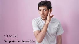  Presentation with talk - 