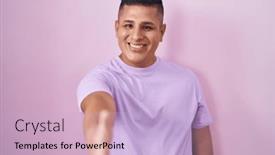  Presentation with business pink - 