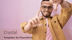  Presentation with frame pink - 