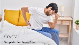  Presentation with special education young adult man - PPT layouts consisting of young-hispanic-man-suffering background and a lemonade colored foreground