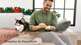  Presentation with dog christmas - 