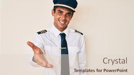  Presentation with airplane pilot - Theme having young-hispanic-man-wearing-airplane background and a lemonade colored foreground