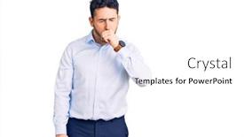  Presentation with young business man - Theme having young-hispanic-man-wearing-business background and a white colored foreground