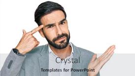  Presentation with think - Theme featuring young-hispanic-man-wearing-business background and a light gray colored foreground