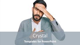  Presentation with flu virus - Theme with young-hispanic-man-wearing-business background and a gray colored foreground