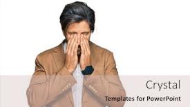  Presentation with business vision - Cool new slide deck with young-hispanic-man-wearing-business backdrop and a soft green colored foreground