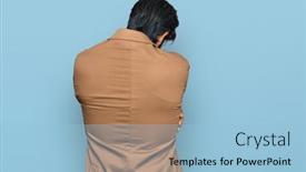  Presentation with self love - Amazing slide set having young-hispanic-man-wearing-business backdrop and a light blue colored foreground