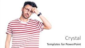  Presentation with skin infection - Beautiful theme featuring young-hispanic-man-wearing-casual backdrop and a white colored foreground